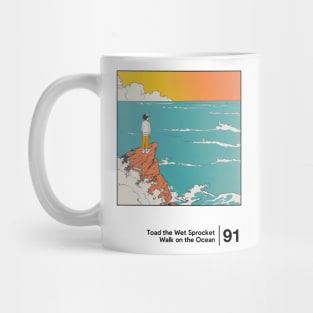 Walk On the Ocean / Minimal Style Graphic Artwork Design Mug